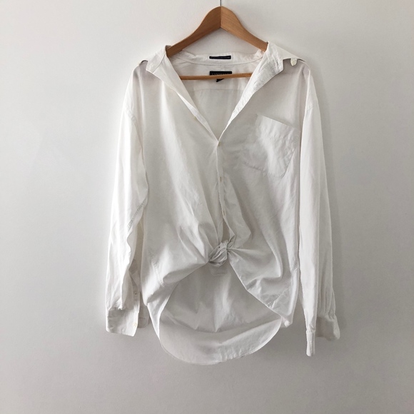 Lands' End Tops - <<FREE>> VINTAGE/ crisp oversized button up